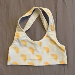 Morgan Stewart Sport Tangerine Sports Bra